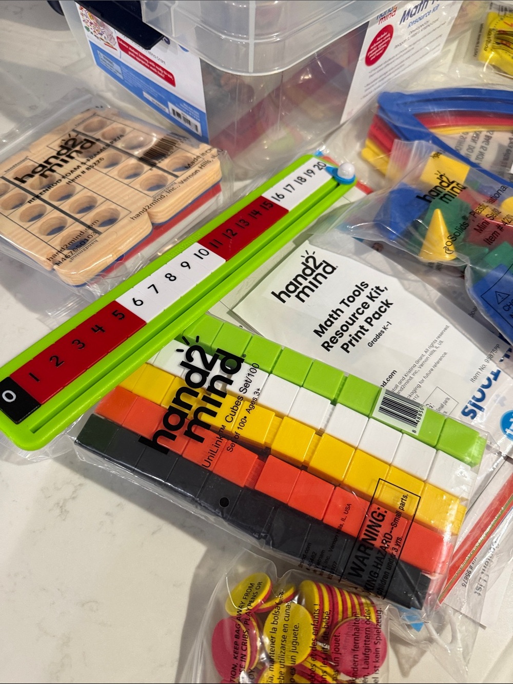 Hand 2 Mind Math Tools Set for Kids - Multi-Color - Picture 2 of 6